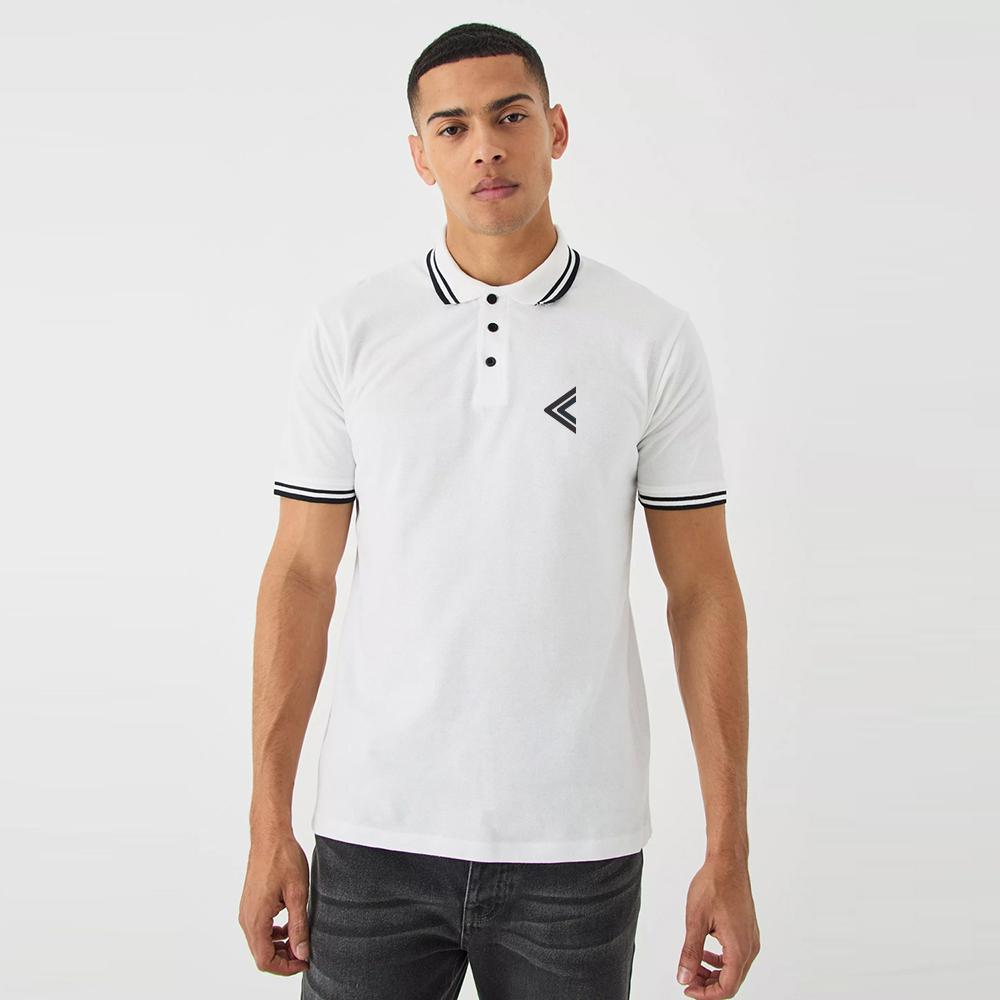 Slim Tipped Pique Golf Polo