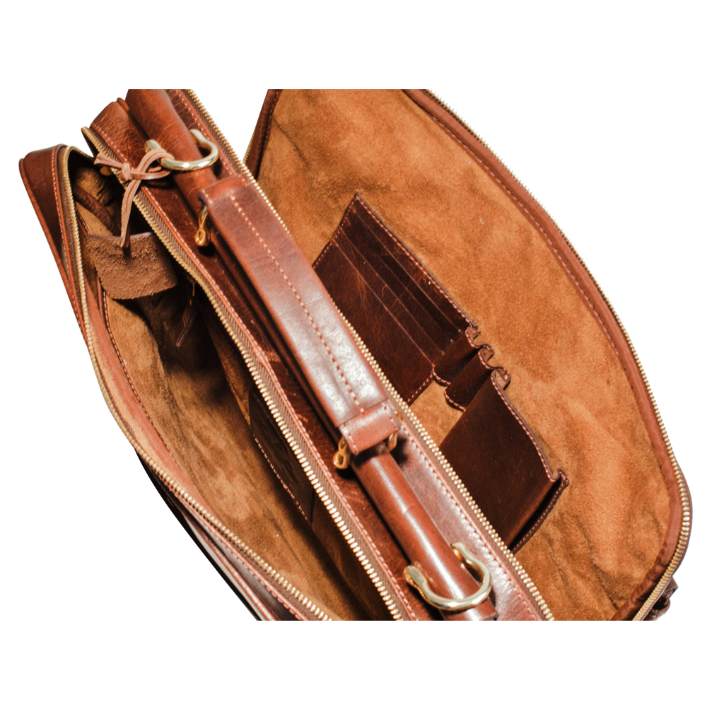 Laptop Messenger Bag ? Tan Brown